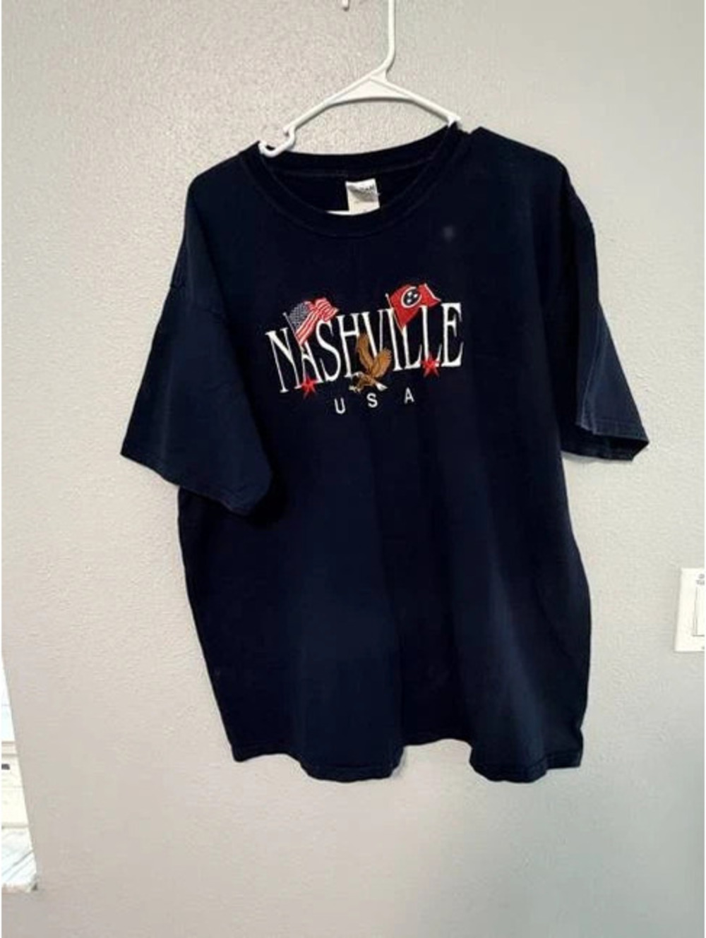 # 6086 Gildan Nashville Tennessee Graphic T-Shirt Navy XL